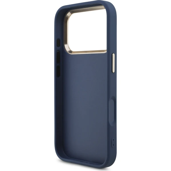 Guess PU Leather 4G Metal Logo Gold Frame Zadný kryt pre iPhone 18 Pro Blue - Puzdra - Obrázok 259fade26d28478b8e1627728e113b5f