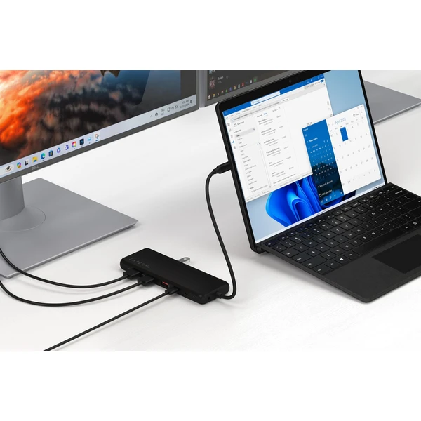 Satechi 13v1 USB-C adaptér s displejovým multiportom čierny - USB huby - Obrázok 25BF000O01