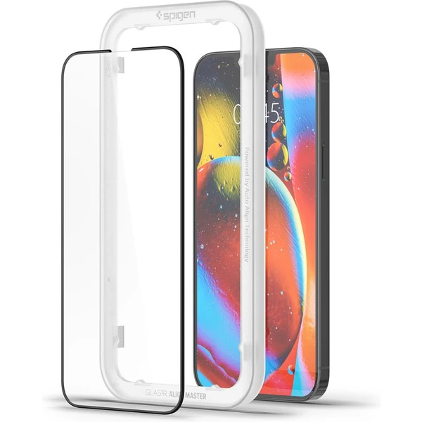 Spigen tR Align Master tvrdené sklo 2ks iPhone 14 Plus/13 Pro Max čierne - Ochranné fólie a sklo - Obrázok 25EWF00101