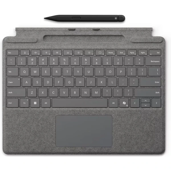 Microsoft Surface Pro Signature Keyboard + Slim Pen 2 Bundle ENG platinová - Klávesnice - Hlavný obrázok