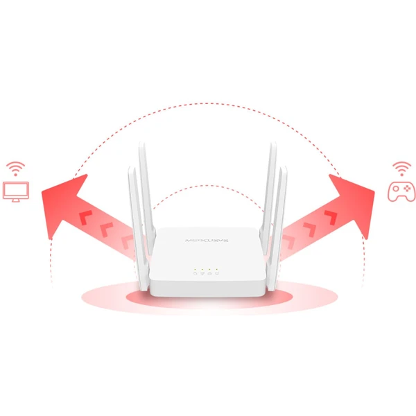 Mercusys AC10 Wi-Fi 5 router biely - Wi-Fi routery - Obrázok 25R7300401