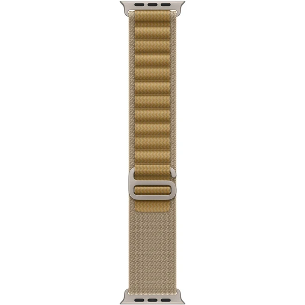 Apple Watch 49/46/45/44mm žltohnedý alpský ťah s prírodným titánom L - Remienky - Obrázok 25S7000K01
