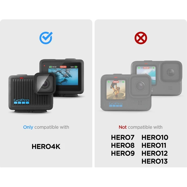 Spigen Glass tR SLIM Multi Pack F2P/L2P sklá pre GoPro Hero 4K (2 ks) - Ochranné fólie a sklo - Obrázok 25SE000P01