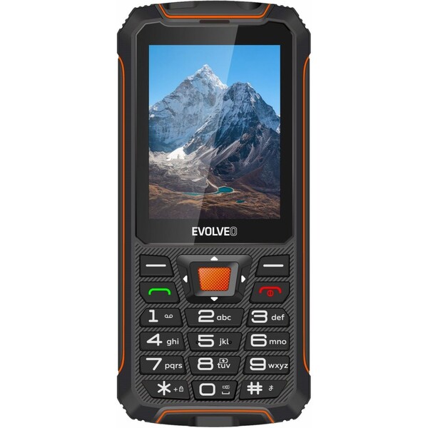 E-shop EVOLVEO StrongPhone Z6 čierno-oranžová