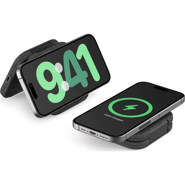 Belkin BOOST CHARGE™ PRE Qi2 15W 2v1 Bezdrôtová MagSafe cestovná podložka pre iPhone/Apple Watch/Air - Nabíjačky - Obrázok 25ZM000K01