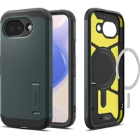 Spigen Tough Armor MagSafe kryt Google Pixel 10a abyss green - Puzdra