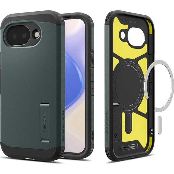 Spigen Tough Armor MagSafe kryt Google Pixel 10a abyss green - Puzdra - Hlavný obrázok