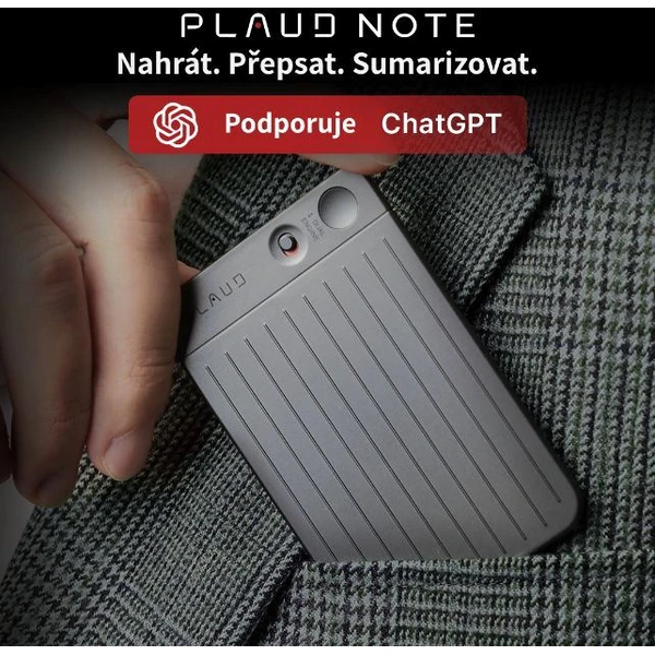 Plaud Note AI záznamník hviezdne biely - Záznamové zariadenia - Obrázok 25c0930aa8994751b284d3fb2854f30d