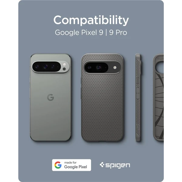 Spigen Liquid Air kryt Google Pixel 9 Pro/Pixel 9 sivý - Puzdra - Obrázok 25c32d6e4afa447cae026b78fc2bebe3