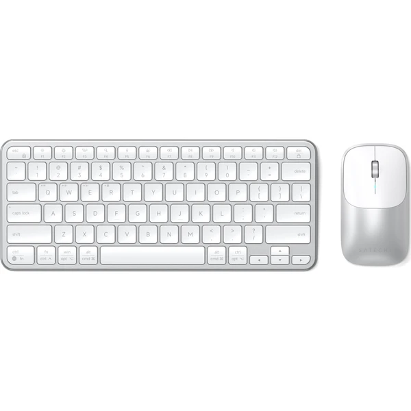 Satechi Slim CEX1 Wireless Combo (Keyboard and Mouse) - US English - Silver - Klávesnicové sety - Hlavný obrázok