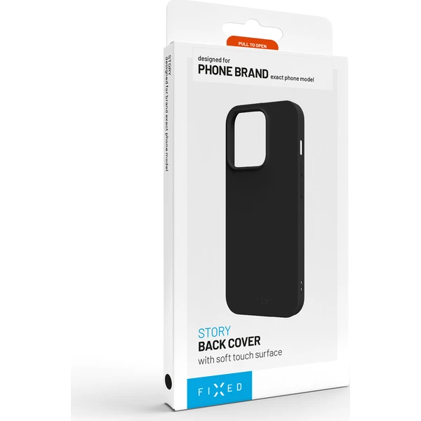 Zadný pogumovaný kryt FIXED Story pre Apple iPhone 18 Pro Max, čierny - Puzdra - Obrázok 25f2107466d54b59a5d31cdcd29da05f