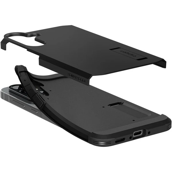 Spigen Tough Armor kryt Samsung Galaxy A56 5G čierny - Puzdra - Obrázok 260e8bba88794e18873617f2f3489769