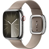 Apple Watch 41/40/38mm Žltohnedý remienok s modernou prackou malý - Remienky