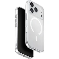 UNIQ Airsuit MagClick MagSafe kryt iPhone 17 Pro Lesklý priehľadný/biely - Puzdra