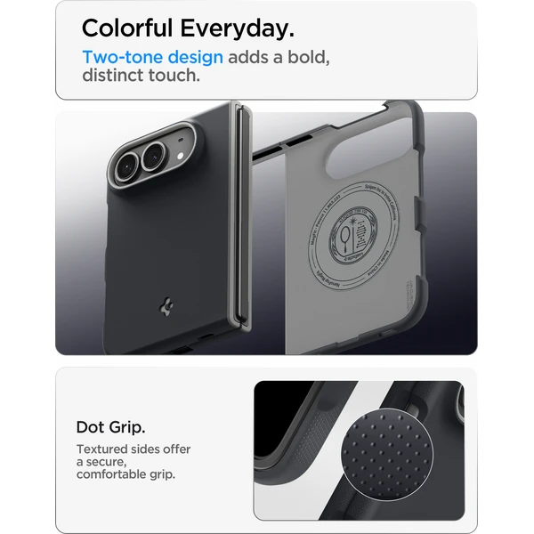 Spigen Nano Pop MagSafe kryt iPhone 18 Fold čierna sezamová - Puzdra - Obrázok 26470400c7654c21b26d1c66f21b5426