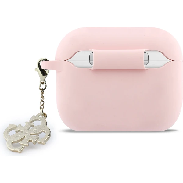 Guess 4G Charm Silikónové puzdro AirPods Pro 3 ružové - Puzdra - Obrázok 264b336709444d15ab41c9fca9f279f0