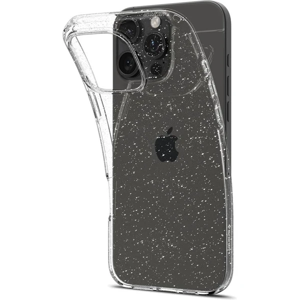 Spigen Liquid Crystal Glitter kryt iPhone 16 Pro crystal quartz - Puzdra - Obrázok 2663a673160e42af922bba8f0f01d19a