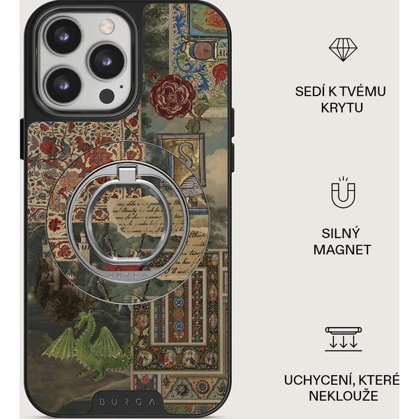Burga Magnetic Ring držiak Oath strieborný - Držiaky - Obrázok 26699ffac2cb41cf81300d40eb283ac3