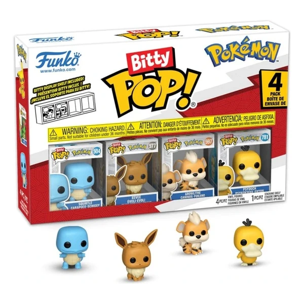 Funko Bitty POP! #504 Pokemon - Squirtle 4-pack - Funko POP! - Hlavný obrázok