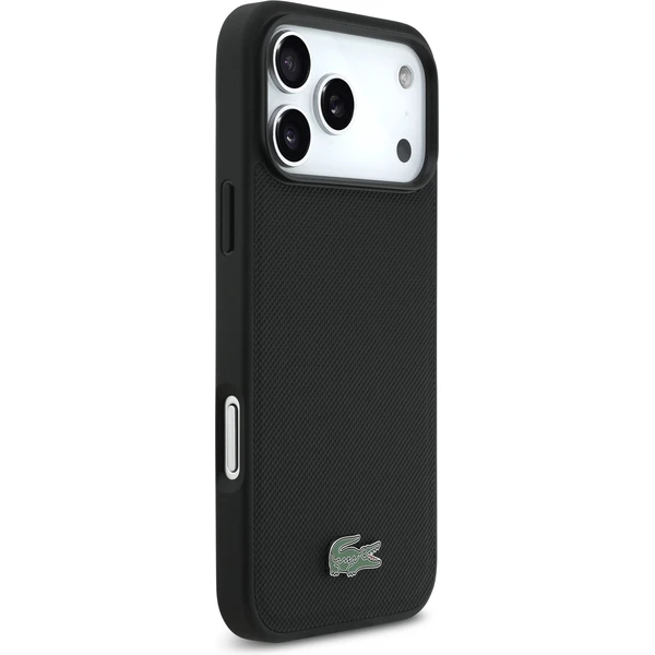 Lacoste Iconic Petit Pique MagSafe kryt + peňaženka iPhone 17 Pro Max čierny - Puzdra - Obrázok 26918d59c4b6498fbfda4bbf0b3b6462