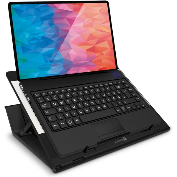 CONNECT IT FrostBlast chladiaca podložka pod notebook s modrým podsvietením čierna - Chladiace podložky - Obrázok 26N0000P01