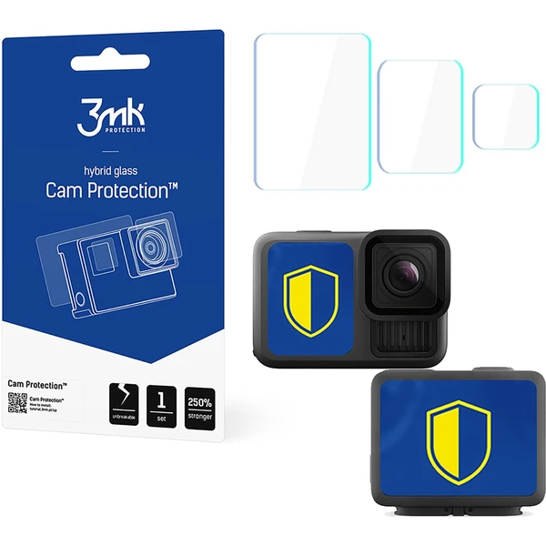 3mk ochranné sklo Cam Protection pre GoPro Hero 13 - Ochranné fólie a sklo - Hlavný obrázok