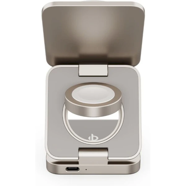 Cubenest SQ312 Fold Pro Qi2 (MagSafe) 3v1 magnetická nabíjačka titánová - Nabíjačky - Obrázok 26S8000J01