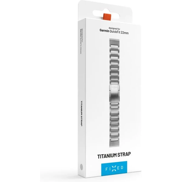 FIXED Titanium Strap titánový remienok Garmin QuickFit 22mm, prírodný titán - Remienky - Obrázok 26a39bf9dd664e25bdd095fa6b410ccb