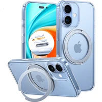 Torras Ostand Pro MagSafe kryt iPhone 17 transparentný - Puzdra