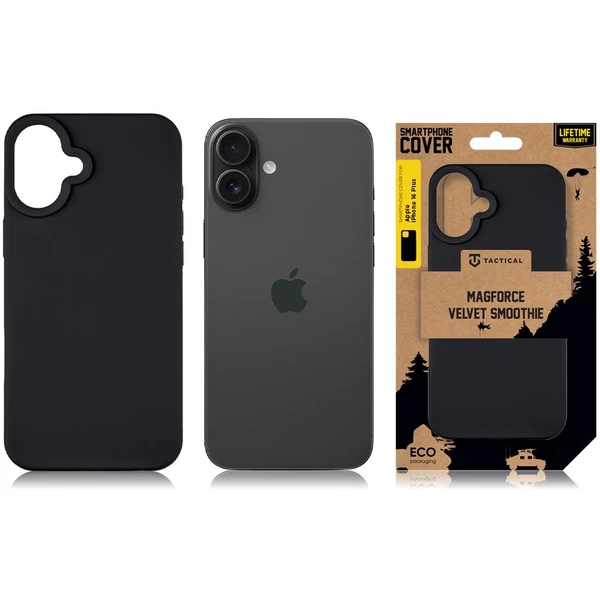 Tactical MagForce Velvet Smoothie Kryt pre Apple iPhone 16 Plus Asphalt - Puzdra - Obrázok 26a58c6a65f84265b16473b129c2e2d6