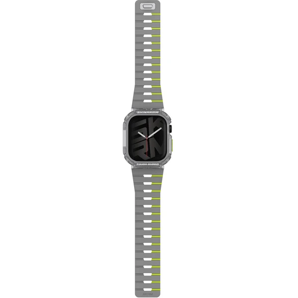 SKINARMA Gemini + Atóm remienok a kryt Apple Watch 46mm limetkový (neónový) - Remienky - Obrázok 26ad3d0462af4c75b2d7bc69920fc6b5