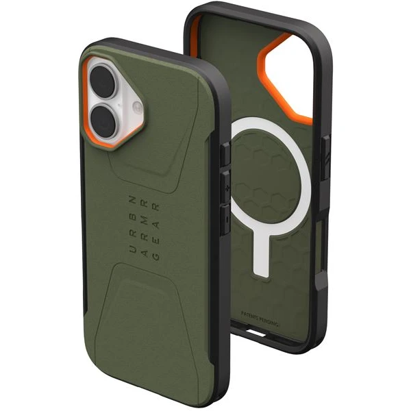 UAG Civilian Magsafe kryt iPhone 17 zelený/oranžový - Puzdra - Obrázok 26b48eb763844b29823d0b96b50a9a69