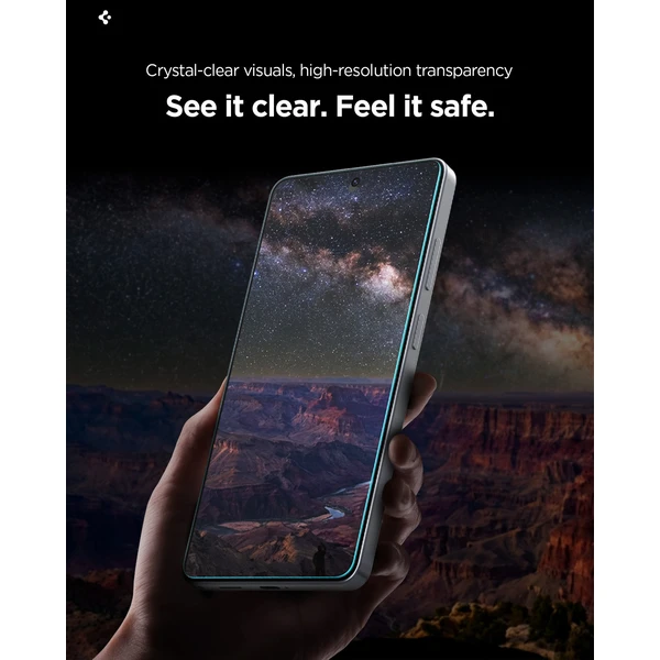 Spigen Glass tR EZ Fit Pro HD sklo Samsung Galaxy S26 priehľadné (2 ks) - Ochranné fólie a sklo - Obrázok 26b59814ba5b4433a53e4ea8adc03ac9