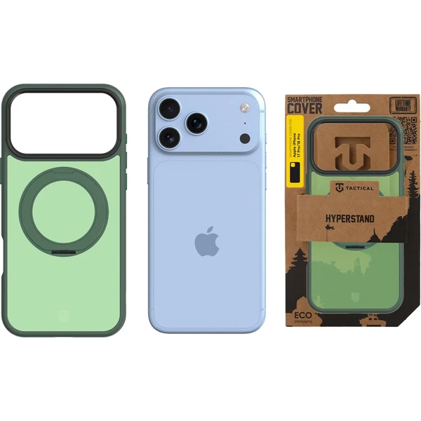 Tactical MagForce Hyperstand Kryt pre Apple iPhone 17 Pro/18 Pro Forest Green - Puzdra - Obrázok 26b8431a7fc94bc49ce1634c0fcd21c7