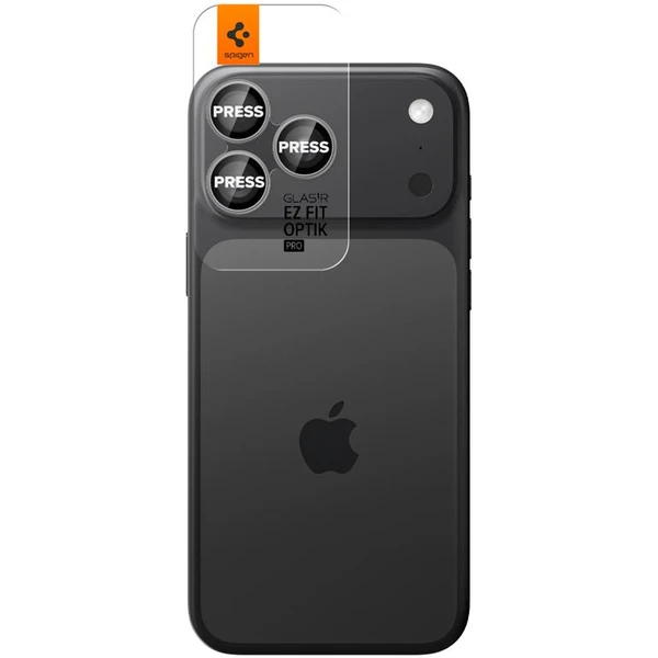 Spigen Glass TR EZ Fit Optik Pro skla iPhone 17-14 Pro/17-14 Pro Max gray (2 ks) - Ochranné fólie a sklo - Obrázok 26bb918171724f54ab60be3253da70c7