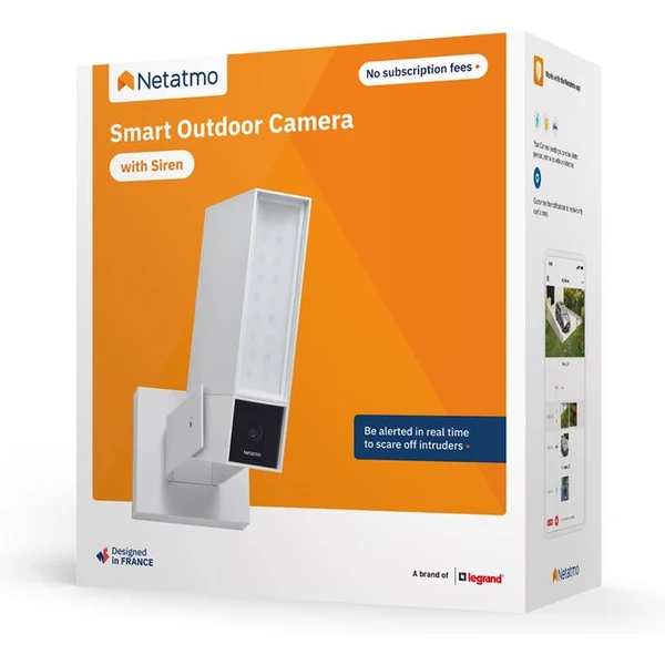Netatmo Vonkajšia kamera so sirénou biela - IP kamery - Obrázok 26c43fd5e4e44a2f89e4e52a82507290
