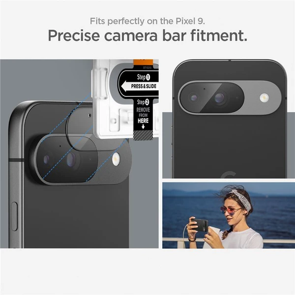 Spigen Glass tR EZ Fit Optik 2 Pack tvrdené sklo na fotoaparát Google Pixel 9 číre - Ochranné fólie a sklo - Obrázok 26c5074fee564cc4b305d148c4dc4b55