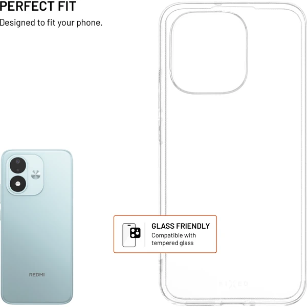 FIXED Story AntiUV TPU kryt Xiaomi Redmi Note 17 4G číry - Puzdra - Obrázok 26c8c49cc251460685d88446ef007db1