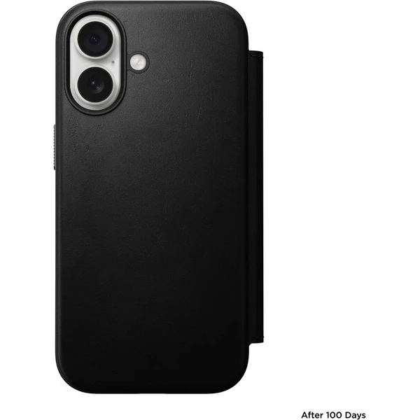 Nomad Modern Leather Folio MagSafe kožené púzdro iPhone 17 Black - Puzdra - Obrázok 26efe8e080d94e1a890a380952b3f6d4