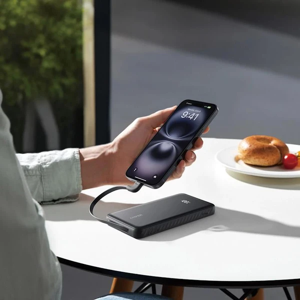 Anker Zolo powerbanka 20000mAh, 22,5W s káblom USB-C čierna - Powerbanky - Obrázok 2705610c58c64c3d9a1f3035ac937050