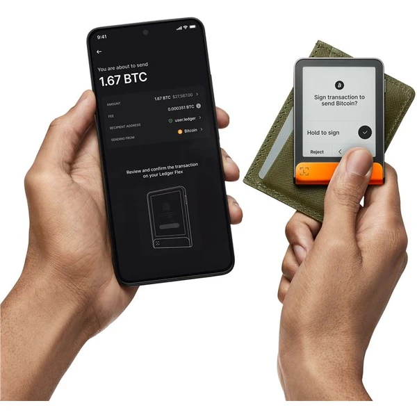 Ledger Flex krypto peňaženka (iOS/Android/MacOS/Windows/Linux) Orange - Krypto peňaženky - Obrázok 2709e2be3857478da5d07b3695d50b82