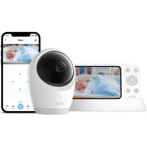 Anker eufy E21 detská pestúnka, 4K biela - Kamery - Hlavný obrázok
