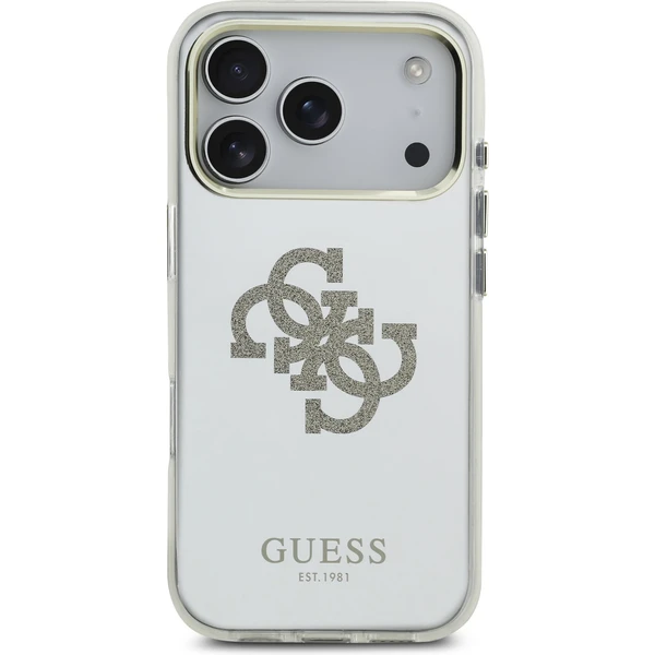 Guess PC/TPU Mirror 4G Glitter Logo MagSafe kryt iPhone 17 Pro Max zlatý - Puzdra - Obrázok 271a6f7d7bbb4bd78b1a38b06f2b4bdf