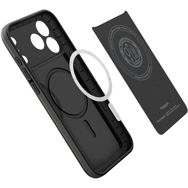 Spigen Thin Fit MagSafe kryt iPhone 17 Pro black - Puzdra - Obrázok 2730a3155d6f4597bfa4bd91ca3ad28a