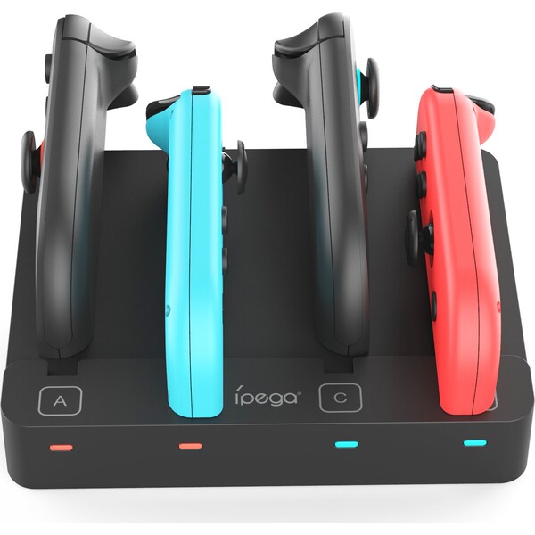 iPega SW2081 nabíjacia stanica pre JoyCon pre Nintendo Switch 1/2 čierna - Nabíjačky - Obrázok 2743edf7fb8840e8967ee2c3e4e79765