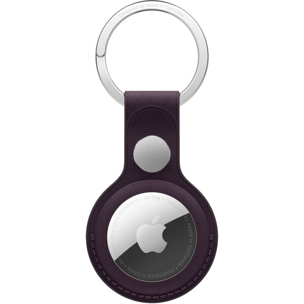 Apple FineWoven kľúčenka na AirTag černicová