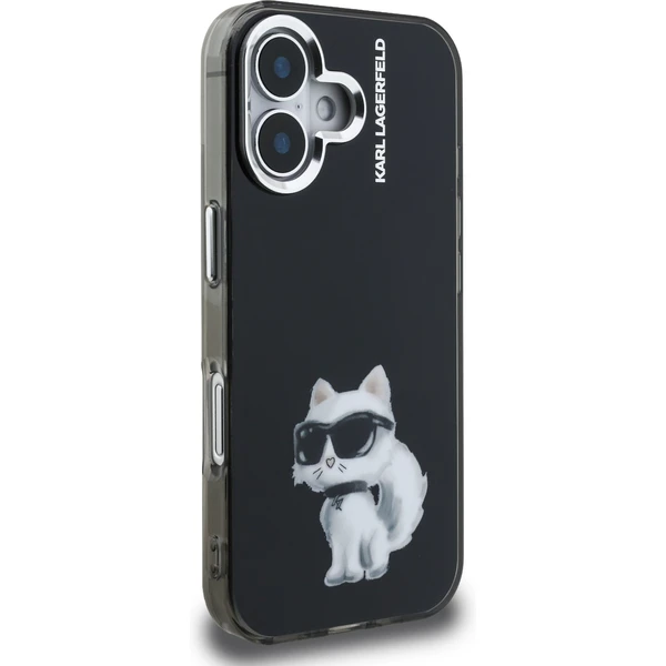 Karl Lagerfeld IML Aquarelle Chúpette kryt iPhone 16 čierny - Puzdra - Obrázok 2749785676c242738299d766d82ccf3c