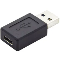 PremiumCord USB-A/USB-C redukcia čierna - Káble a redukcie
