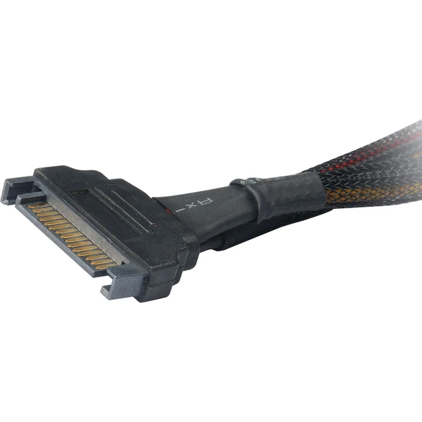Akasa SATA napájacia rozdvojka Sata(M) na 2xSata(F) 15 cm - Káble a redukcie - Obrázok 27BJ000K01