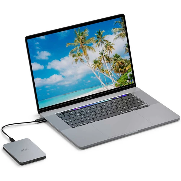LaCie Mobile Drive Secure 5TB externý pevný disk strieborný - Pevné disky - Obrázok 27JD000P01